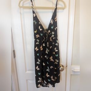 Butterfly low cut skater sundress